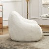 KTMBDW Giant Bean Bag Chair, Oversized Bean Bag Couch, Faux Fur Shell-Shaped Large Chair, Accent Sofa Lounge Floor Sofa for Gaming, Reading - 3 of 4