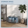 Kumasinova Dog Food Storage Container,Elevated Dog Bowls with Storage Cabinet Containing Large 44L Capacity - 4 of 4