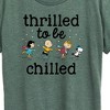 Women's - Peanuts - Thrilled To Be Chilled Short Sleeve Graphic T-Shirt - 2 of 4