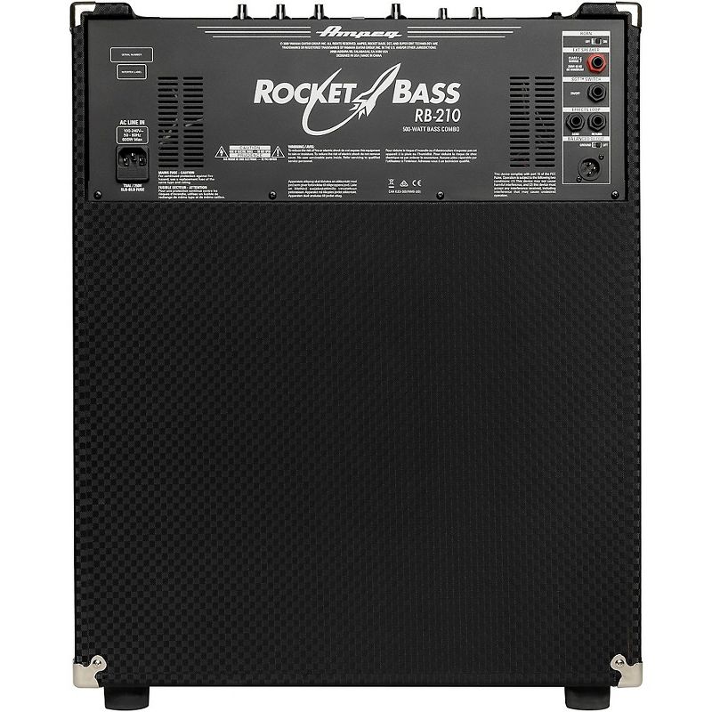 Ampeg Rocket Bass RB-210 2x10 500W Bass Combo Amp Black and Silver, 3 of 6