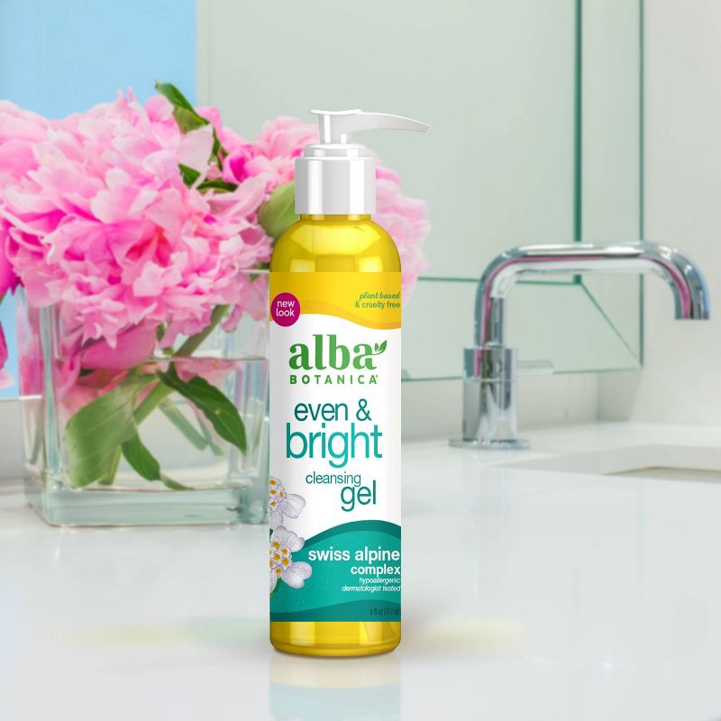 Alba Botanica Even &#38; Bright Cleansing Gel - 6 fl oz - SPF 15, 4 of 5