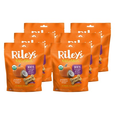 Riley's Organics Pumpkin & Coconut Large Bone Dog Treats