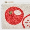 Beaded Tomato Zip Pouch - A New Day™ - 4 of 4