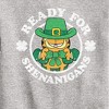 Boys' - Garfield - Ready For Shenanigans Graphic Long Sleeve Fleece Sweatshirt - 2 of 4