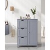 VASAGLE Bathroom Floor Storage Cabinet, Bathroom Cabinet Freestanding, with 3 Large Drawers and 1 Adjustable Shelf, 11.8 x 23.6 x 31.9 Inches - 4 of 4