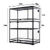 REPTIZOO Full Tempered Glass Terrarium-2pack 36 x 18 x 18 inches - 2 of 4