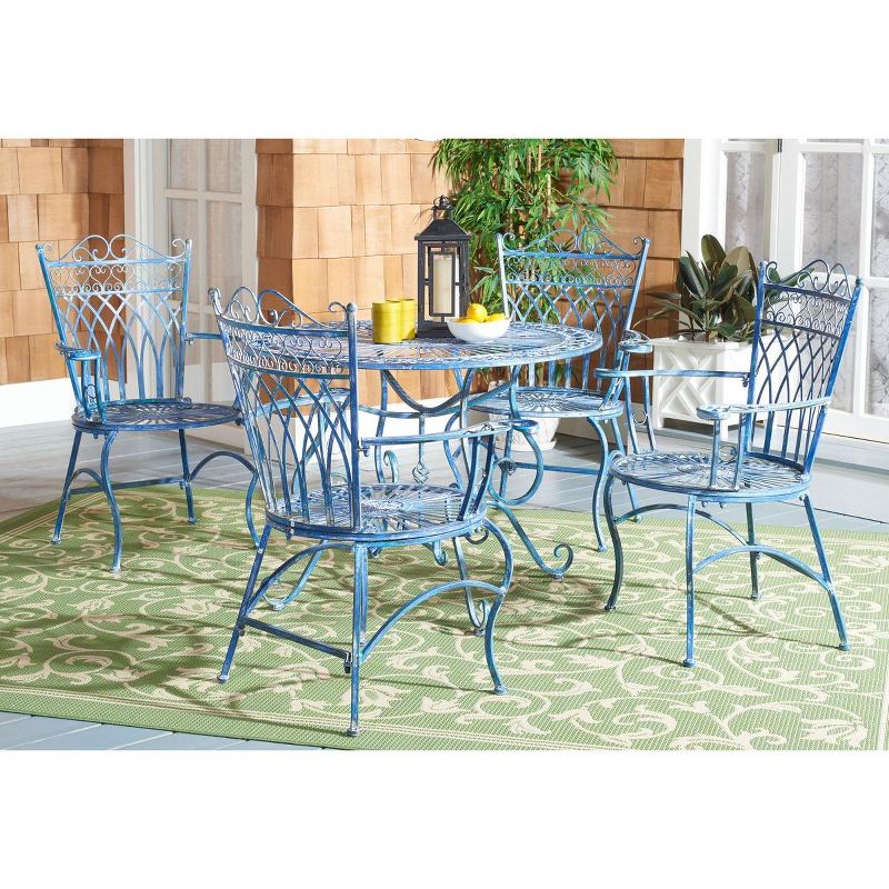 Thessaly 5 Piece Patio Outdoor Seating Set  - Safavieh, 2 of 8