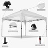 Ainfox 12ft x 12ft Large Outdoor Canopy Outdoor Instant Pop-up Canopy Folding Tent Sun Shelte - 4 of 4