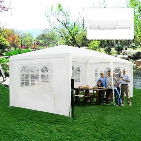 New Pop-Up Canopy Tent With Sidewalls 10'x20' Outdoor Folding Party Gazebo Tent 