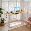 GALAXHERO 63” Electric Standing Desk - Ergonomic Sit-to-Stand Desk with LED Touchscreen, 3 Memory Presets & Hook for Home Office - 2 of 4