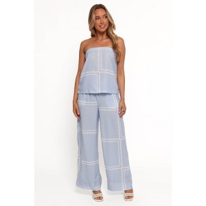 Petal and Pup Ezra Pant Set - Light Blue M - 1 of 4