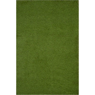 5'X7'6" Solid Loomed Area Rug Green - Safavieh