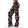 Just Love Womens Christmas Print Knit Jersey Pajama Pants - Winter Cotton PJs - 2 of 3