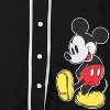 Ladies Mickey Mouse Fashion Shirt - Mickey & Minnie Mouse Baseball Jersey - Disney Mickey Mouse Button Down Baseball Jersey (Black Baseball, X-Large) - 3 of 4