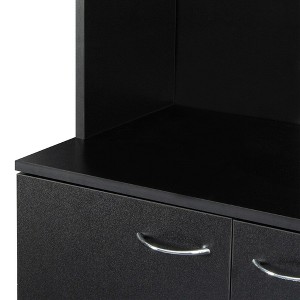 70.87" Freestanding Kitchen Pantry Cabinet With 6 Doors, Drawer, Open Shelves Versatile Buffet Cabinet, Craft Storage Cabinet - 1 of 4