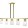 Livex Lighting Clarion 5 - Light Chandelier in  Satin Brass - 3 of 4