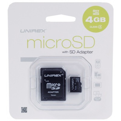 Microsd High Capacity Card 4gb Class 4 With Sd Adapter Target