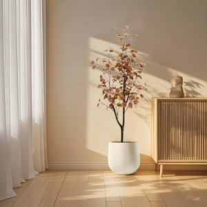 Nasitip Large Artificial Eucalyptus Plant,Autumn Leaves Eucalyptus Artificial Tree with Pot, Decorative Plants for Indoor and Outdoor - 1 of 4