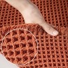 BAGOKIE Set of 2 Waffle Bathroom Rugs & Mats - 3 of 4