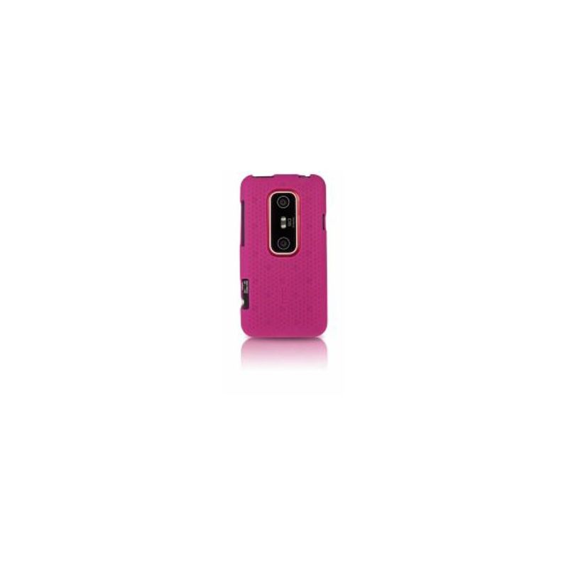 Sprint Branded HTC Evo 3D Protective Cover Silicone Rubber Gel Skin Case - Raspberry Pink, 2 of 5