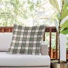26"x26" Deny Designs Ninola Design Geo Check Outdoor Throw Pillow Green - 2 of 4