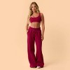 Blogilates Women's Travel Trouser High-Rise Wide Leg Sweatpants - 3 of 4