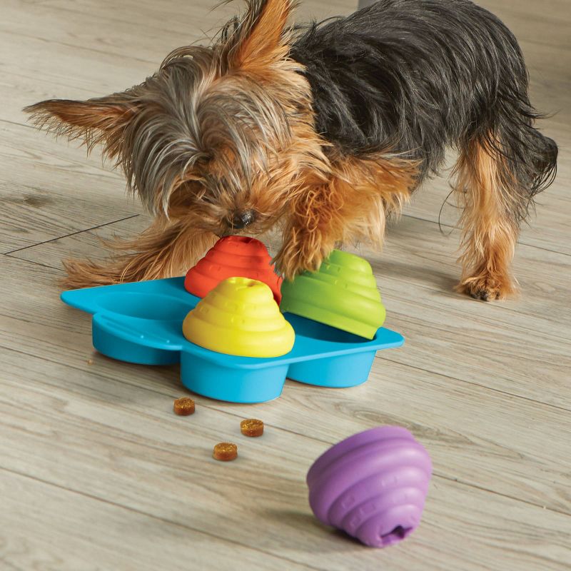 Brightkins Cupcake Party Treat Puzzle Dog Toy Dispenser, 6 of 7
