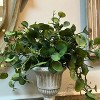 Slickblue Cement Pedestal Planter Urn, Classical Design, Decorative Flower Pot, Desk or Table Accent, 4.9"x5.7" - 3 of 4