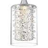 Possini Euro Design Enya Chrome Mini Pendant 5 1/2" Wide Modern Dimmable LED Crystal Clear Glass for Dining Room House Foyer Kitchen Island Entryway - 3 of 4