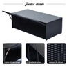 6-Pieces Outdoor Rattan Conversation Sofa Set with Coffee Table and 2 Ottoman - 4 of 4