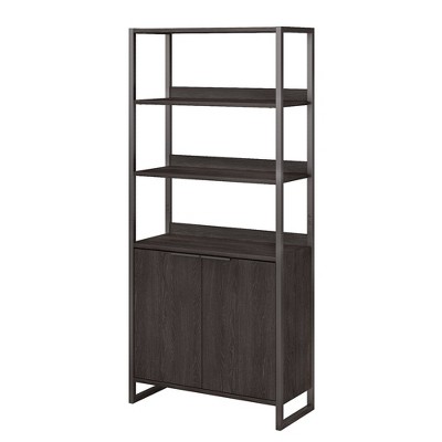 target black 5 shelf bookcase