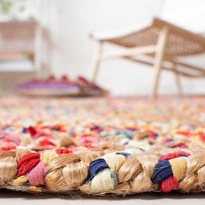 Cape Cod Multicolor Hand-Knotted Cotton Area Rug 5' x 8'
