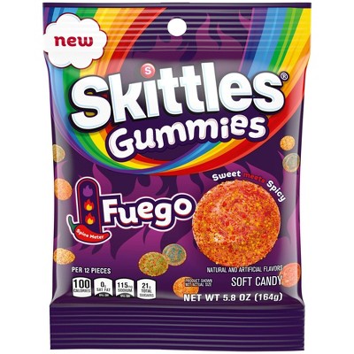 Skittles Fuego Gummies Candy - 5.8oz