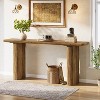 Hommoo Farmhouse Console Table Brown - 2 of 4