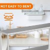 Stainless Steel Double Overshelf, Commercial Double Deck Overshelf, Height Adjustable 2-Tier Overshelf for Kitchen, Restaurant, Workshop, Prep - 3 of 4