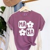 Simply Sage Market Women's Mama Square Flower Grunge Short Sleeve Garment Dyed Tee - 3 of 4