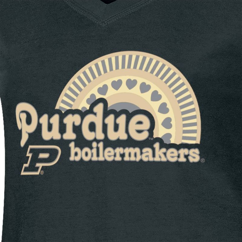 NCAA Purdue Boilermakers Girls&#39; V-Neck T-Shirt, 3 of 4