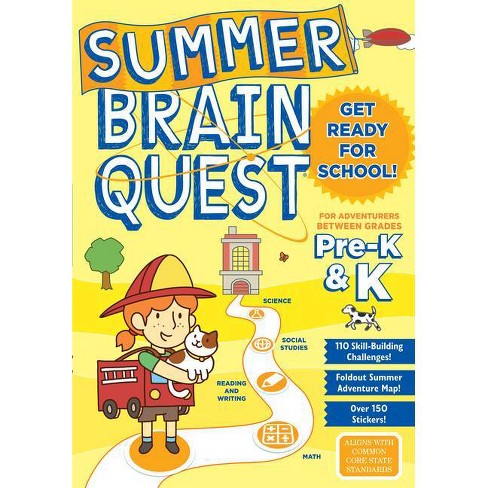 Summer Brain Quest Pre K K By Workman Paperback Target
