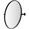 Elegant Lighting Round pivot mirror 24 inch in black - 4 of 4