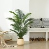 51''/59''/71'' Artificial Palm Plants - Realistic Faux Greenery with Adjustable Branches - Potted Indoor/Outdoor Artificial Plant for Home Decor - 2 of 4