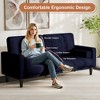 Kayamas 70" Small Loveseat Sofa Small Couch for Living Room, Comfy Love Seat with Removable Washable Cover and Solid Wood Frame - 4 of 4