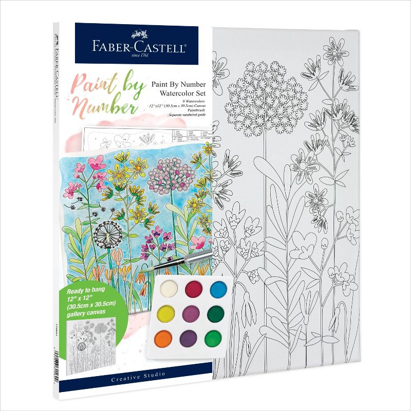 Faber-Castell Paint by Number Watercolor Set - Farmhouse, 1 of 9