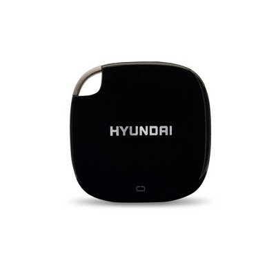 Hyundai 512GB Ultra Portable External SSD for PC/Mac/Mobile, USB-C USB 3.1  - Black (HTESD500PB)