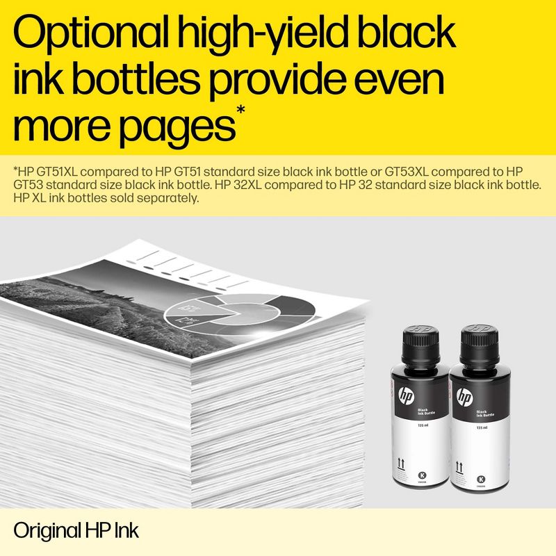 HP Inc. 32XL 135-ml Black Original Ink Bottle, ~6,000 pages, 1VV24AN, 3 of 9