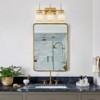 LLHZSY Modern Wall Light Sconce Dimmable Rectangular Wall Light Bathroom Crystal Vanity Light - Gold/Black - 1/2/3/4/5 Light - 3 of 4