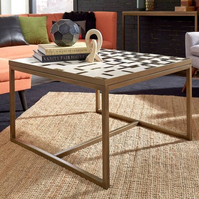 brass coffee table target