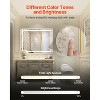 VEVOR LED Bathroom Mirror, 36" x 48" LED Bathroom Vanity Mirror, Stepless 3 Colors Temperature Dimmable Bathroom Mirror, Wall Mounted, White - 3 of 4