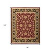 Red Black And Gold Oriental Hand Tufted Area Rug - 3 of 4