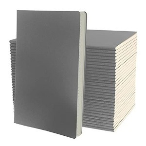 Simply Genius 30 Pack A5 Dotted Softcover Notebooks, 92 pages, 8.2" x 5.5", Journal for Work, Travel, Business, School & More, Gray - 1 of 4