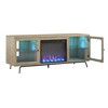 70" Aronson Fireplace TV Stand Blonde Oak - Room & Joy: Electric, Fits up to 120lbs - image 3 of 4